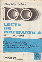 100 de lectii de matematica fara meditator. Lectia 10