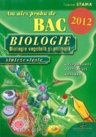 ales proba BAC 2012 BIOLOGIE