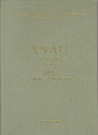 Anale, Seria a III-a, Volumul III (XIII), 1971 - Biologie. Stiinte agricole