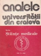 Analele Universitatii din Craiova, Seria Stiinte Medicale, Vol. X-1985