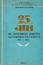 Ani Invatamint superior Agronomic Craiova