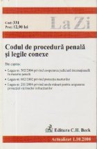 Codul de procedura penala si legile conexe (actualizat la 01.10.2008)