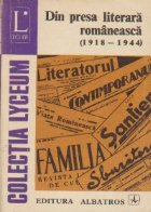 Din presa literara romaneasca (1918 - 1944)
