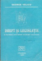 Drept si Legislatie - In Materia Asigurarii Apararii Nationale