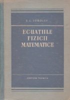 Ecuatiile fizicii matematice (Sobolev)
