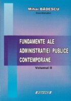 Fundamente ale administratiei publice contemporane