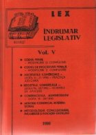 Indrumar Legislativ 1990 - cu adnotari, comentarii si practica judiciara, volumul V