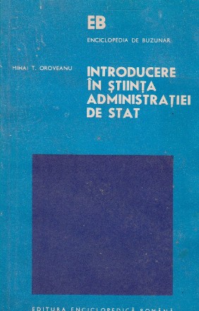 Introducere in stiinta administratiei de stat