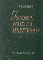 Istoria muzicii universale, Volumul II, partea intii