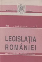 Legislatia Romaniei 1 aprilie-30 iunie 1994, Volumul al II-lea