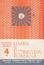 Limba literatura romana 4/1985 Revista