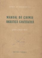 Manual de chimie analitica cantitativa - Gravimetria