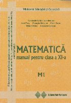 Matematica, Manual pentru clasa a XI-a - M1