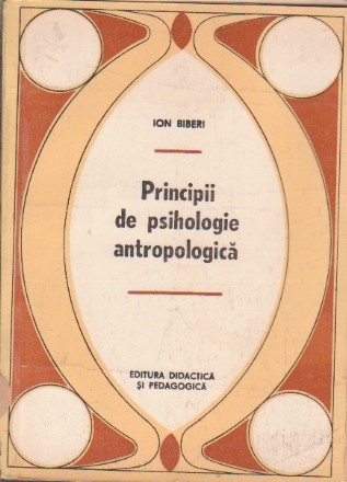 Principii de Psihologie Antropologica