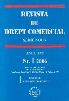 Revista de Drept Comercial, Anul XVI, Nr. 1/2006