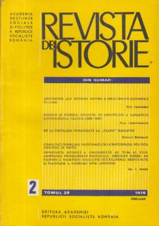 Revista de Istorie, Tomul 29, Nr. 2/1976