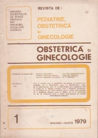 Revista de Obstetrica si Ginecologie, Ianuarie-Martie, 1979