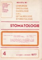 Stomatologia - Revista a societatii de stomatologie, Octombrie-Decembrie 1977