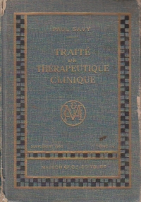 Traite de therapeutique clinique, Supplement (1955), Tome IV