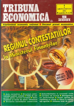 Tribuna Economica, Nr. 5/2001