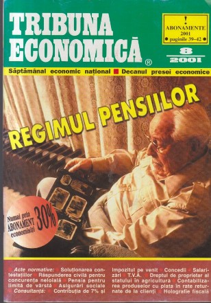 Tribuna Economica, Nr. 8/2001