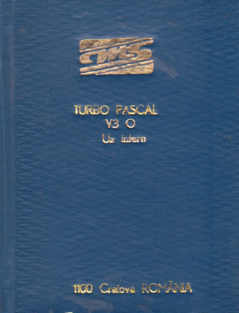 TURBO PASCAL V3.0 - Reference Manual